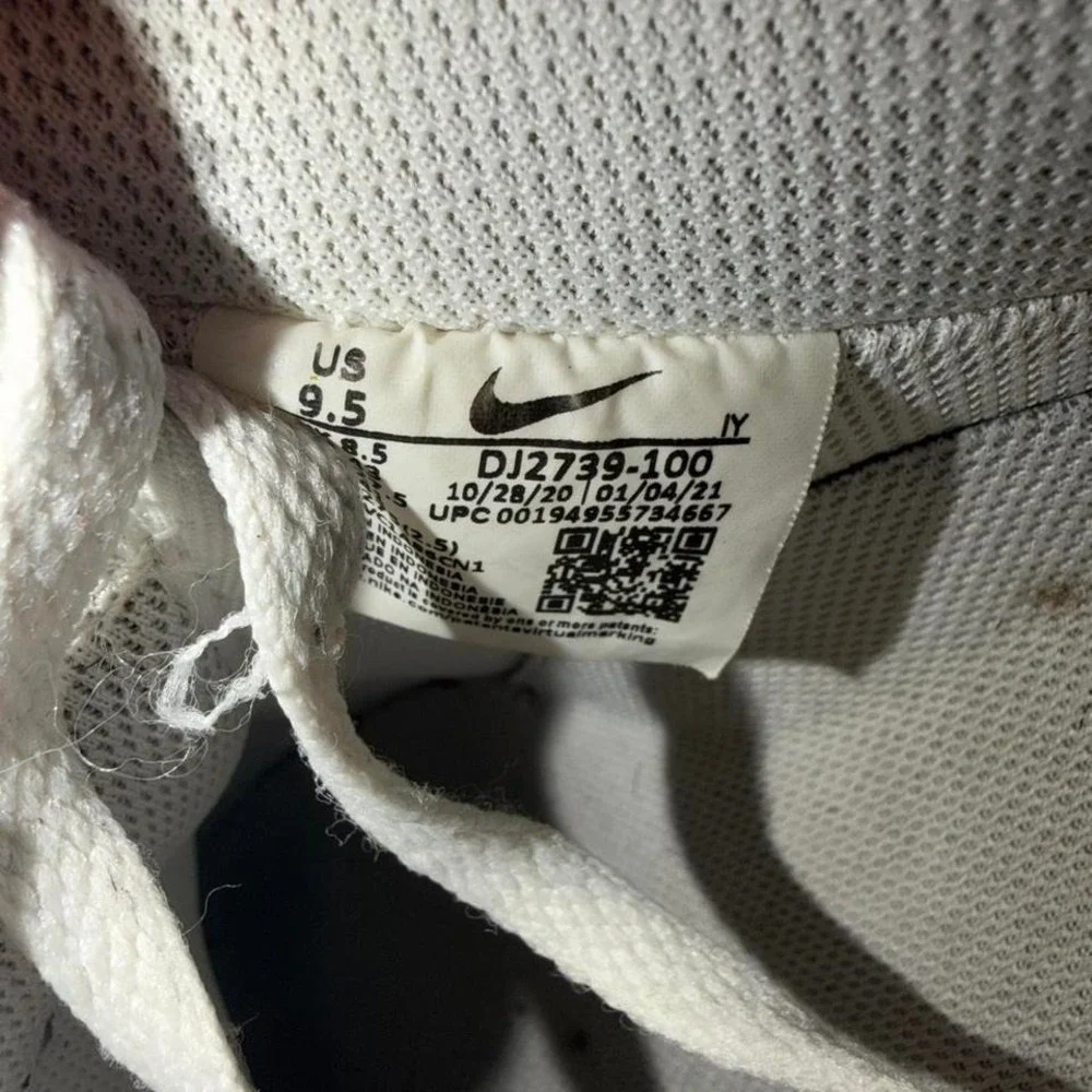 Nike Air Force 1 white trainers men‎  size 9.5